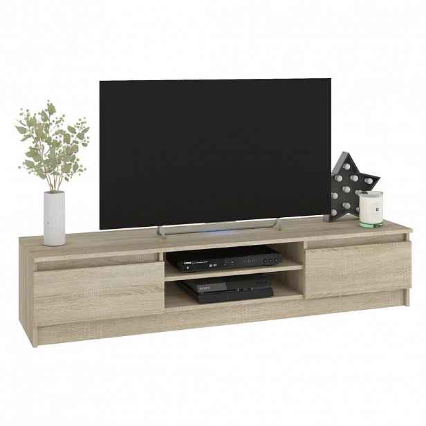 RAUMHIRSCH FURNITURE NÍZKÁ SKŘÍŇ dub Sonoma 140/220/40