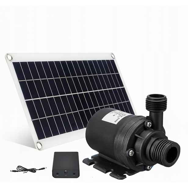 Solární Zahradní Čerpadlo Do Jezírka Fontána Výkonná Sada 50 W