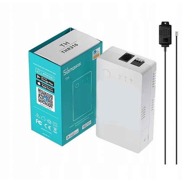 Sonoff THS01 Wifi relé měření teploty a vlhkosti termostat
