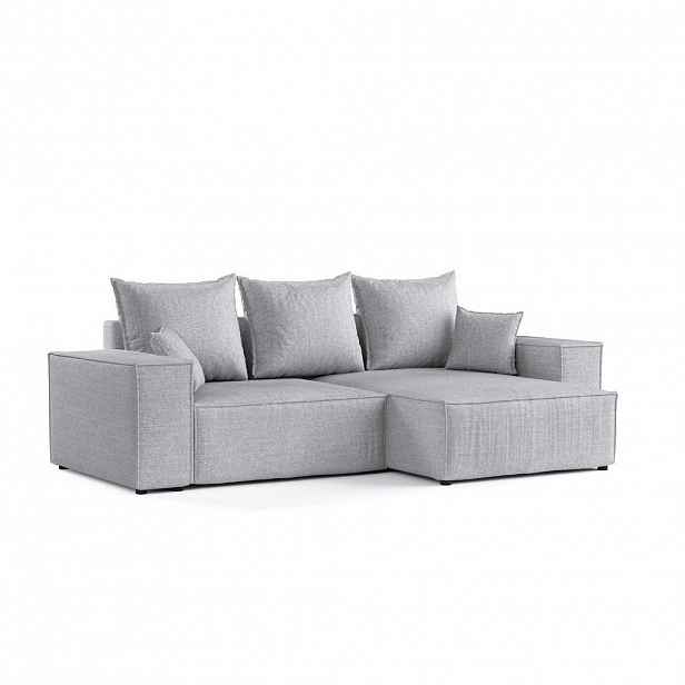 AltaBeds ROHOVÁ SEDAČKA SENSO, textil, Světle béžová