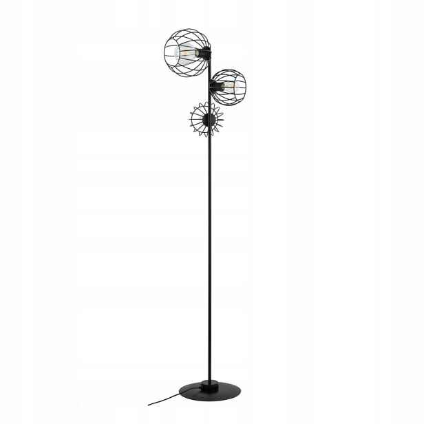 Stojací podlahová lampa Černá 3xE27 163 cm Madam Sigma Lighting