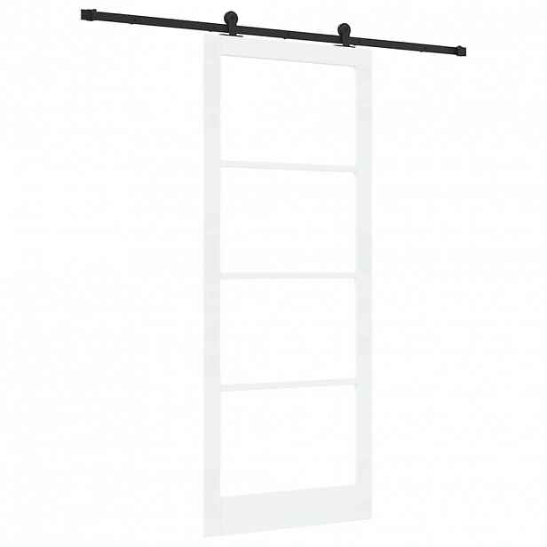 vidaXL Posuvné dveře ORKDAL Bílá 93 x 232 cm