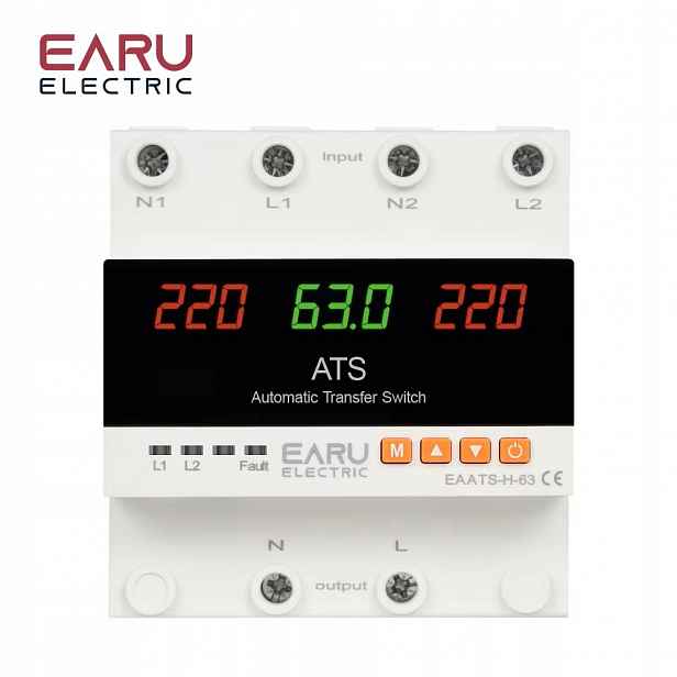 Automatický vypínač napájení Relé Ats 63A 220V Eaats-h