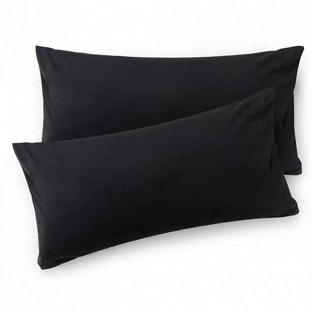 Blumtal POVLAK na polštář Agneta 40/60 cm, sada 2 ks, 100% bavlna, černá