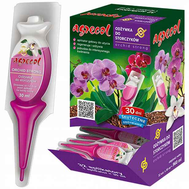 Elixírová kapka Hnojivo na orchideje Orchid Strong Agrecol 32 x 30 ml