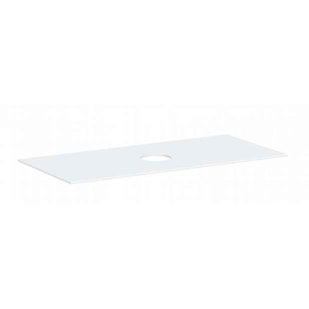 Hansgrohe Xevolos E - Deska pod umyvadlo, 118x55 cm, výřez uprostřed, matná bílá 54330700