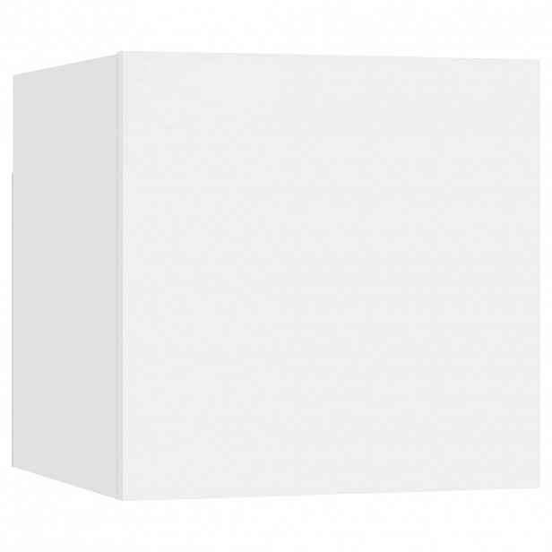 vidaXL Noční stolek bílý 30,5 x 30 x 30 cm kompozitní dřevo
