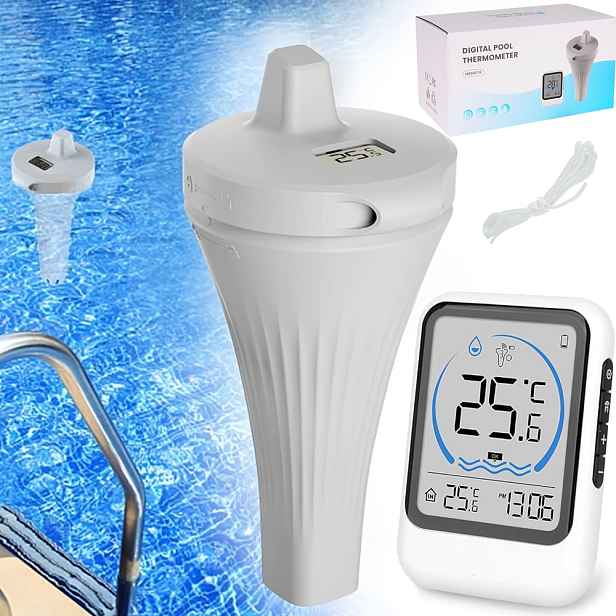 Digitální Plovoucí Teploměr Do Bazénu Do Vody, Teplota Vířivky