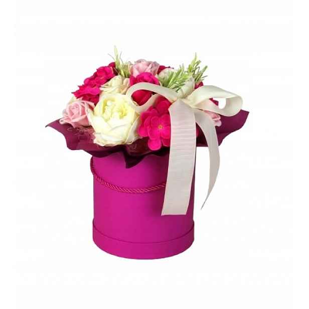Flower Box Mýdlové Květiny Dárek K Narozeninám Osmnáctka Jmenný Dárek