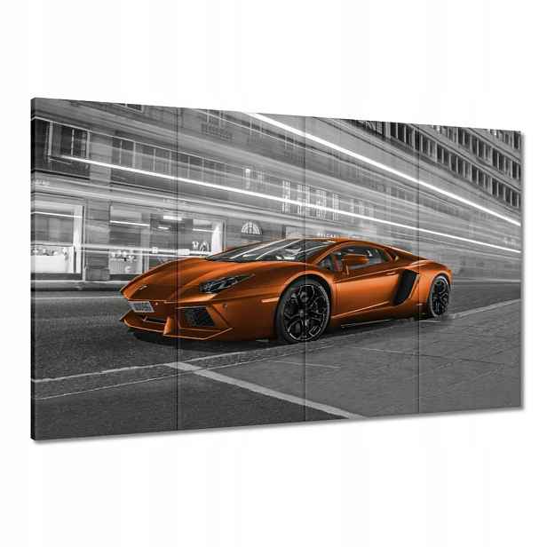 Obrazy 120x80 Oranžová fura