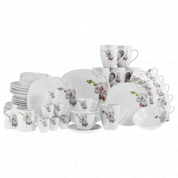 Creatable KOMBINOVANÁ SOUPRAVA Square Orchidee 62dílné
