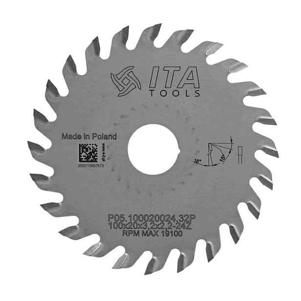 Ita Tools kotoučová pila Hm P05.100020024.32P D100 Z24
