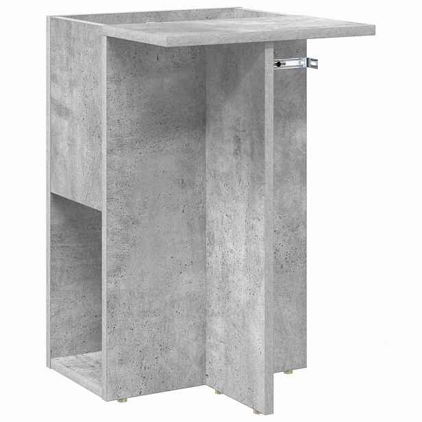 vidaXL Odkládací stolek Betonově šedá 35 x 40 x 55 cm Kompozitní dřevo