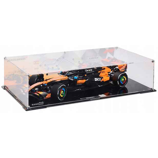 Vitrína s pozadím Blacked Brick pro Lego 42228 Technic Formule McLaren MCL39 F1