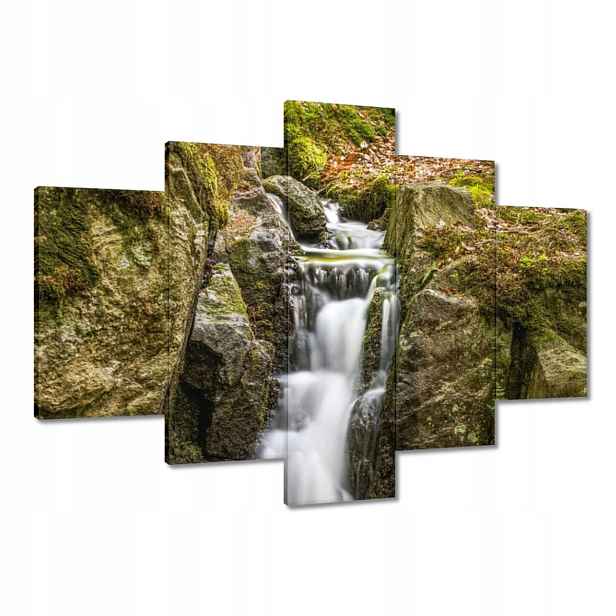 Obrazy 150x105 Vodopád Lesní kaskáda