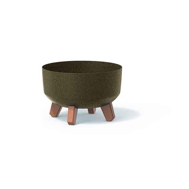 Prosperplast Květináč GRACIE hnědý, varianta 23,5 cm