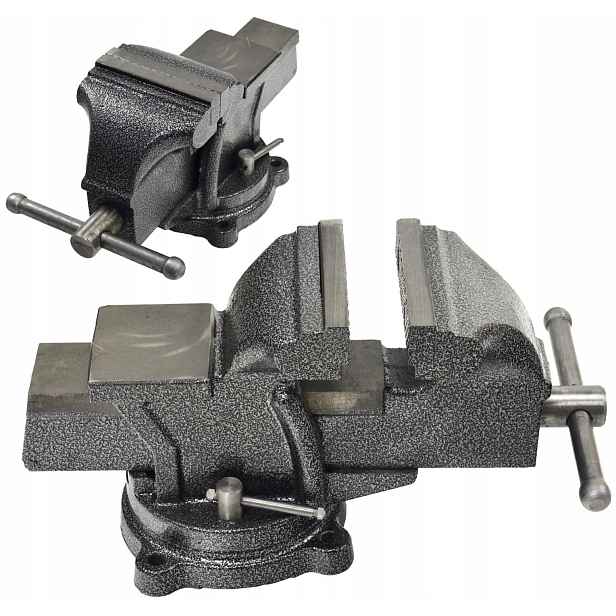 Zámečnický svěrák 100 mm 4'' otočný 360° 4 kg