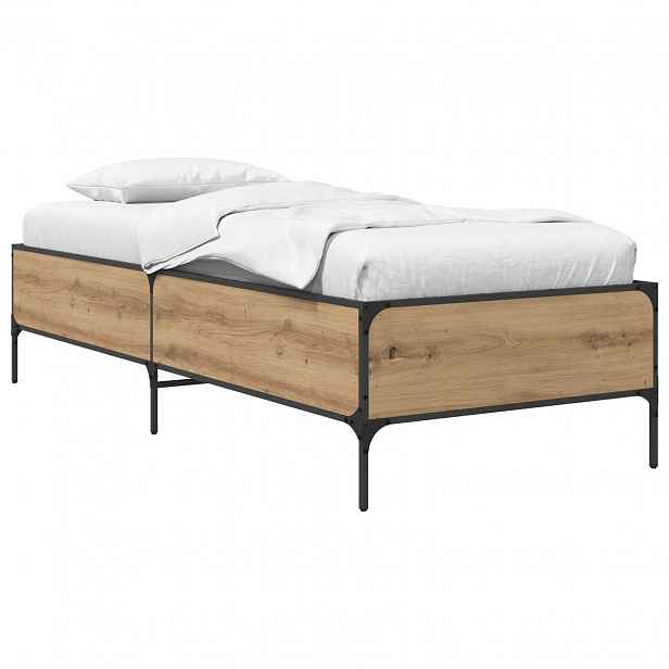 vidaXL Rám postele Dub artisan 80 x 200 cm Kompozitní dřevo