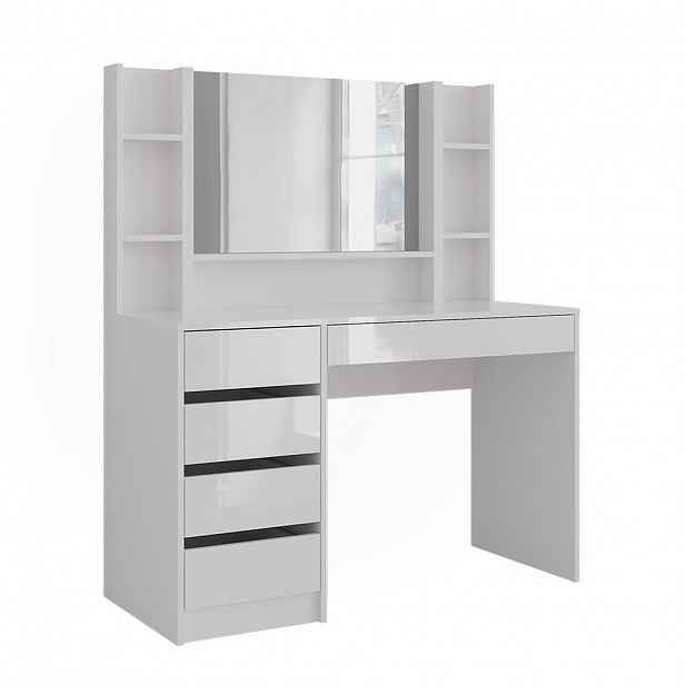 Vicco TOALETNÍ STOLEK Sherry Bílá/bílý vysoký lesk 119.8 cm 4 díly