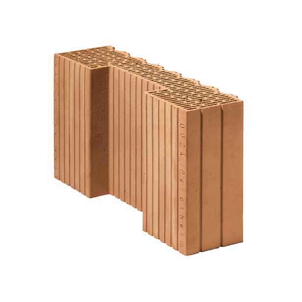 Cihla broušená poloviční koncová Porotherm 50 EKO Profi 1/2 K P8 500×125×249 mm