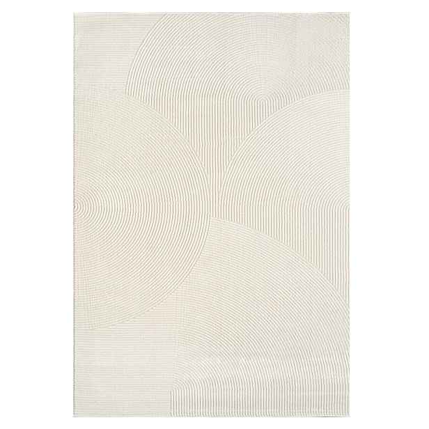 Kusový koberec Zafiro 25 Cream, 60x110, bílá, kancelář, Angel Carpet