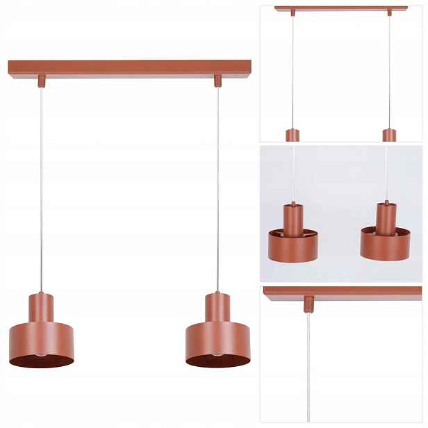 Závěsná oranžová Rif nastavitelná zlatá záře v kuchyni Sigma Lighting
