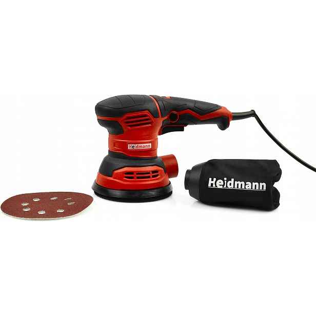 Heidmann Excentrická bruska 125 mm 1200 W regulace otáček