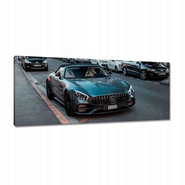 Obrazy 100x40 Černé auto Bentley