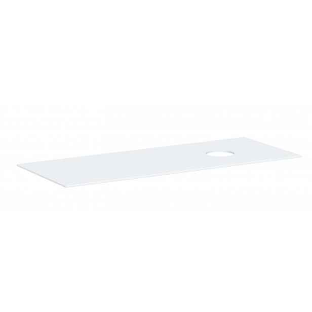 Hansgrohe Xevolos E - Deska pod umyvadlo, 137x55 cm, výřez vpravo, matná bílá 54334700