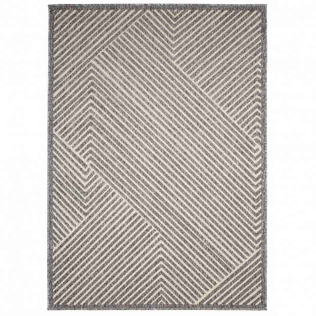 Mazovia KOBEREC šedý geometrický - 200 x 300 cm