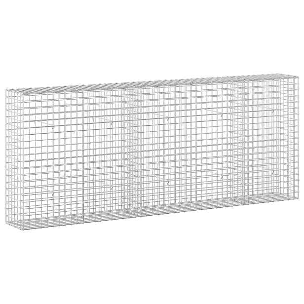 vidaXL Gabion s drátem 3,5 mm a síťkou 5x5 cm 250x30x100 cm