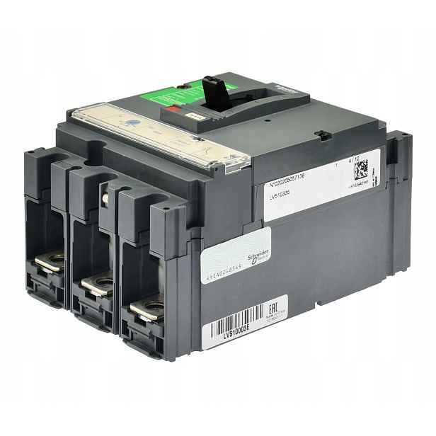 Vypínač napájení 3P Easypact CVS100F Schneider TM63D LV510335