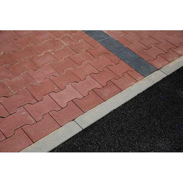 Dlažba betonová CS Beton KOST červená výška 80 mm