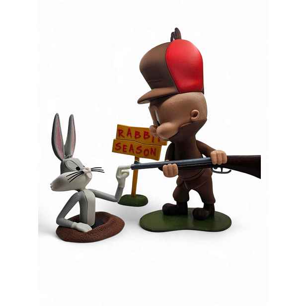 Elmer Fudd a králík Bugs v Noře Sada sběratelských figurek