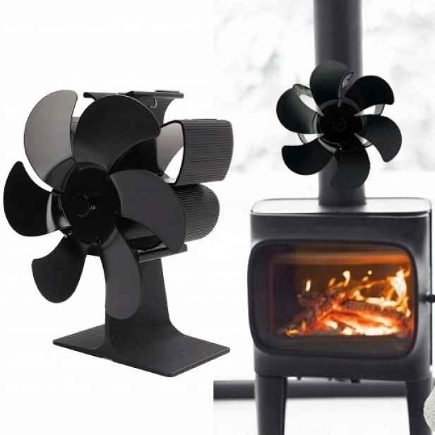 Krbový ventilátor s tepelným napájením Termoelektrický ventilátor bez proudu
