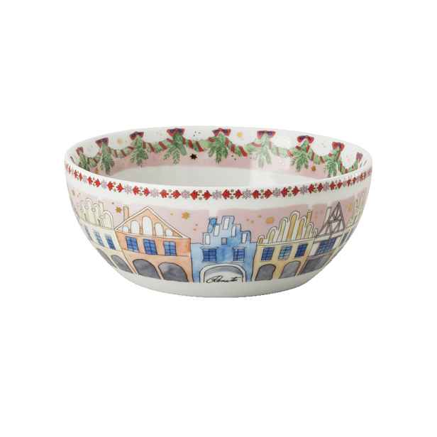 Rosenthal Vánoční miska, Vánoční hostina, 500 ml / Ø 15 cm 02476-727522-15455