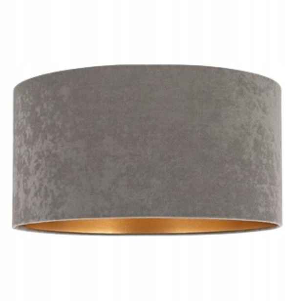 Stínidlo Válec Pro Stojací Závěsnou Lampu Velur Gold