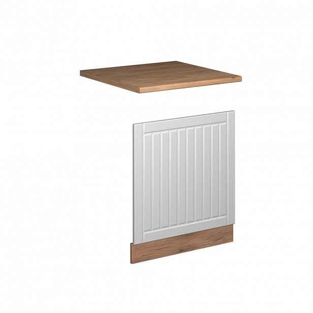 Vicco PŘEDNÍ PANEL Fame-Line, Bílý venkovský dům/Zlatý mocný dub, 60 cm, PD Dub