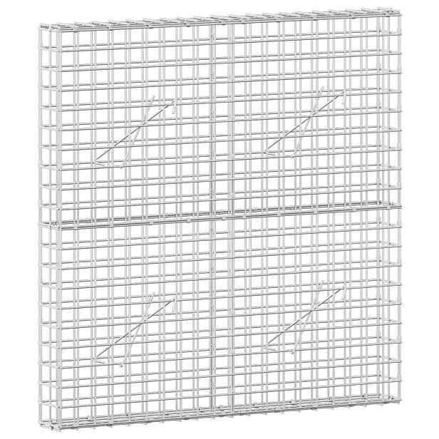 vidaXL Gabion s drátem 3,5 mm a síťkou 5x5 cm 100x10x100 cm