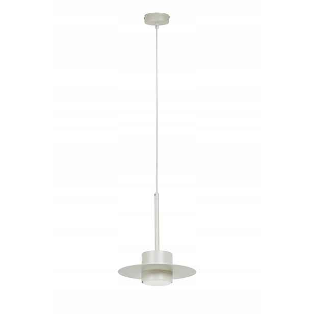 Závěsná lampa minimalistická šedá kulatá 20 cm do kuchyně jídelny Sigma