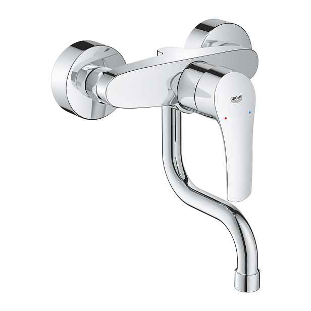 Bateriedřezová nástěnná Grohe Eurosmart 150 mm chrom 31509003