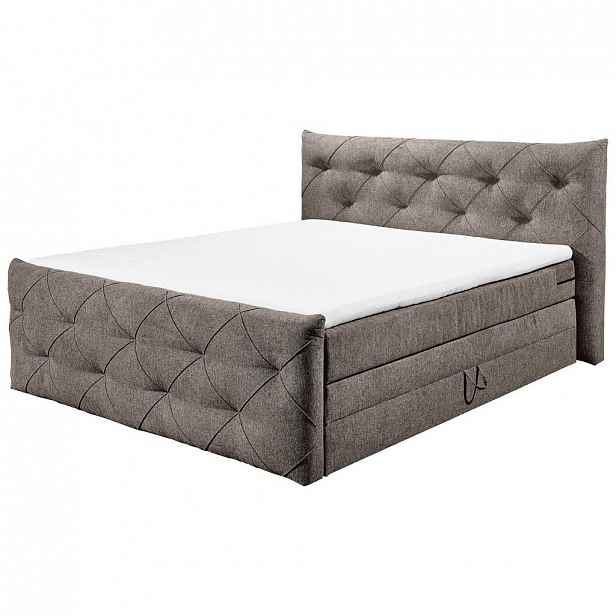 Boxspring postel Tarragona Hnědá 180x200 Cm