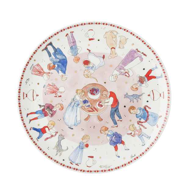 Rosenthal Talíř na cukroví, Vánoční hostina, Ø 28 cm 02471-727522-12784
