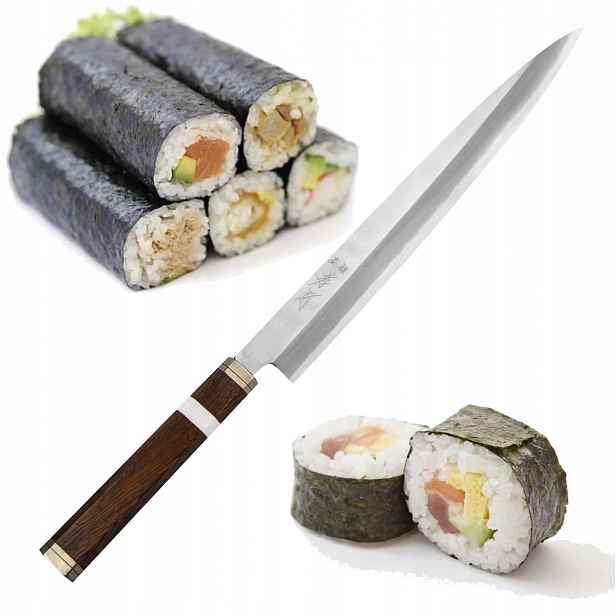 Sakai Takayuki Shiden Silver#3 Japonský Nůž Yanagiba na sushi 27 cm