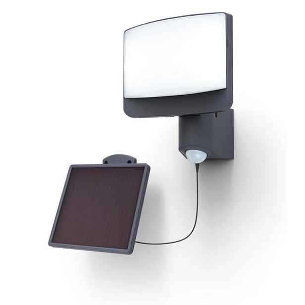 Solární Led venkovní nástěnné svítidlo s pohybovým senzorem Sunshine Lutec