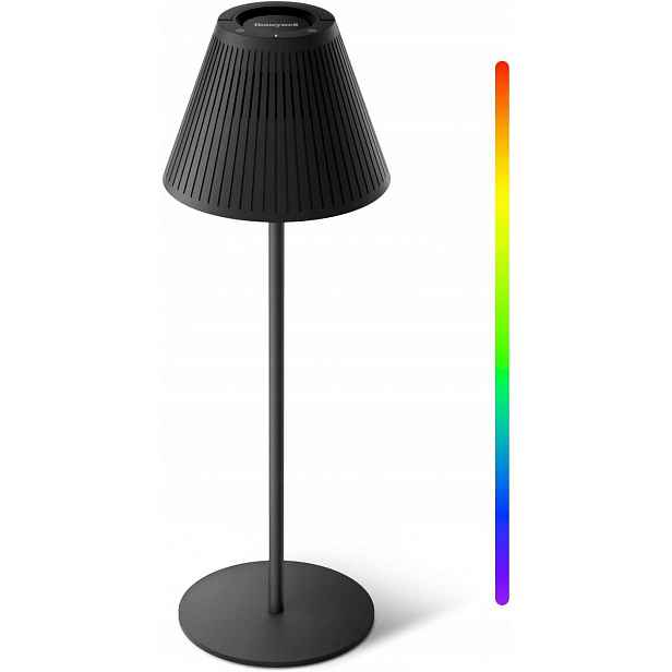 Stolní lampa Stolová akumulátorová magnetická Led 5200 mAh Rgb 360 černá