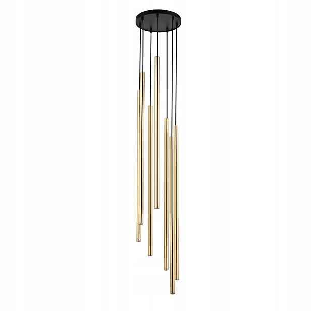 Závěsná lampa Pendel Zwis Sopel Lux Černá 7xG9 Regulace Sigma Osvětlení