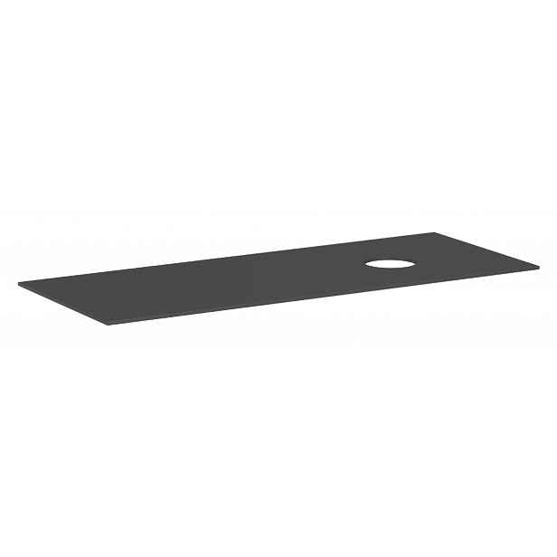 Hansgrohe Xevolos E - Deska pod umyvadlo, 137x55 cm, výřez vpravo, matná šedá 54334760