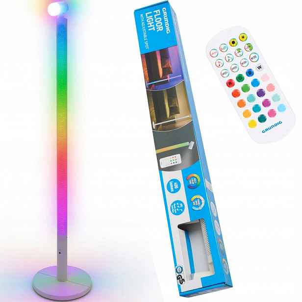 Podlahová lampa Grundig s hudebním senzorem 93 cm