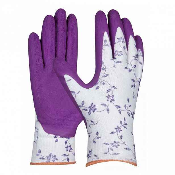 Rukavice Flower lila 8